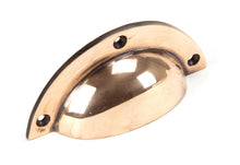 Load image into Gallery viewer, 91961 Polished Bronze 4" Plain Drawer Pull