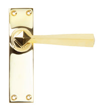 Load image into Gallery viewer, 91968 Polished Brass Straight Lever Latch Set