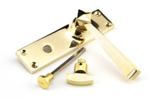 Load image into Gallery viewer, 91971 Polished Brass Straight Lever Bathroom Set