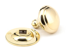 Load image into Gallery viewer, 91977 Polished Brass Round Centre Door Knob
