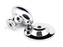 Load image into Gallery viewer, 92034 Polished Chrome Oval Cabinet Knob 33mm