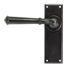 Load image into Gallery viewer, 92058 Black Regency Lever Latch Set