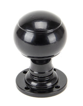 Load image into Gallery viewer, 92068 Black Regency Mortice/Rim Knob Set
