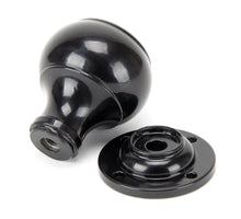 Load image into Gallery viewer, 92068 Black Regency Mortice/Rim Knob Set