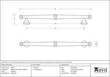 Load image into Gallery viewer, 92087 Black Regency Pull Handle - Medium