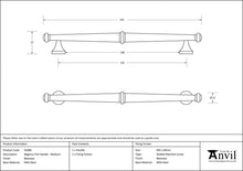 Load image into Gallery viewer, 92088 Beeswax Regency Pull Handle - Medium