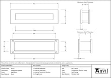 Load image into Gallery viewer, 92127 Aged Brass Traditional Letterbox