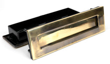 Load image into Gallery viewer, 92127 Aged Brass Traditional Letterbox