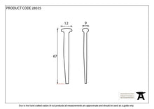 Load image into Gallery viewer, 28335 Black Oxide 2 1/2" Rosehead Nail (1kg)
