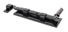 Load image into Gallery viewer, 33015 Black 6" Straight Door Bolt
