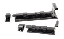 Load image into Gallery viewer, 33015 Black 6" Straight Door Bolt

