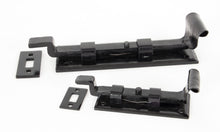 Load image into Gallery viewer, 33016 Black 6" Cranked Door Bolt

