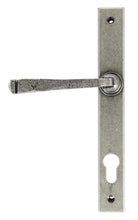 Load image into Gallery viewer, 33034 Pewter Avon Slimline Lever Espag. Lock Set
