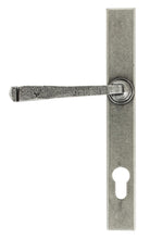 Load image into Gallery viewer, 33034 Pewter Avon Slimline Lever Espag. Lock Set
