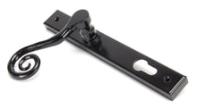 Load image into Gallery viewer, 33037R Black Monkeytail Slimline Lever Espag. Lock Set - RH
