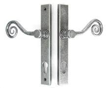 Load image into Gallery viewer, 33038R Pewter Monkeytail Slimline Lever Espag. Lock Set - RH
