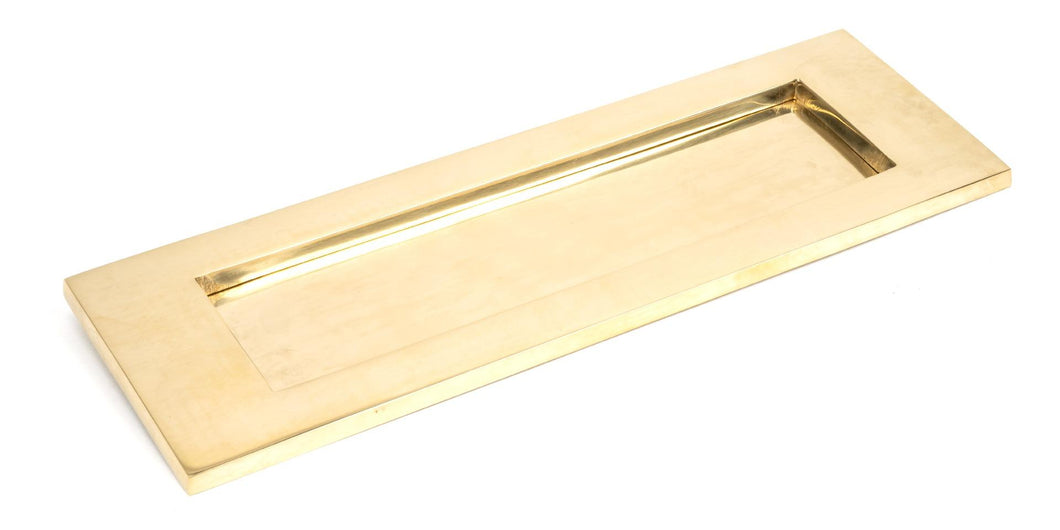 33050 Polished Brass Large Letter Plate