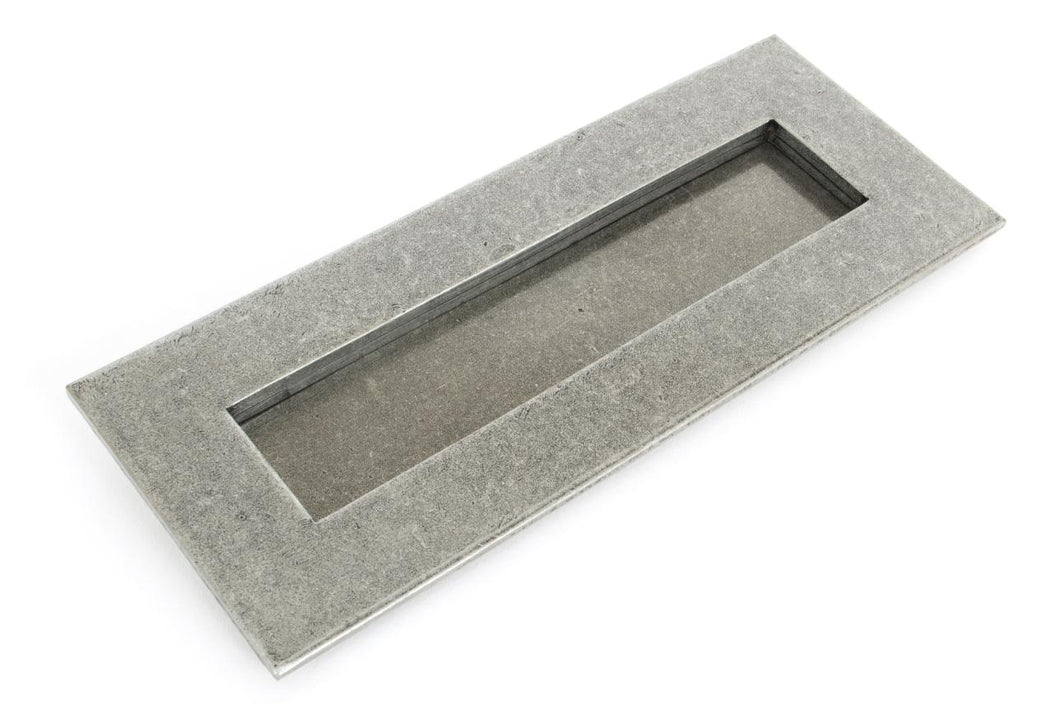 33058 Pewter Small Letter Plate