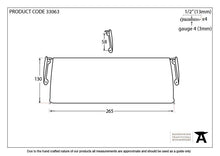 Load image into Gallery viewer, 33063 Polished Chrome Small Letter Plate Cover
