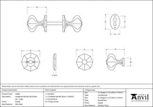 Load image into Gallery viewer, 33066 Pewter Large Octagonal Mortice/Rim Knob Set
