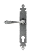 Load image into Gallery viewer, 33068 Pewter Cromwell Lever Espag. Lock Set
