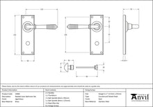 Load image into Gallery viewer, 33084 Aged Brass Reeded Lever Bathroom Set
