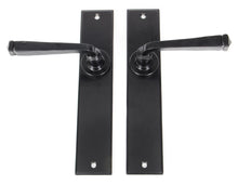 Load image into Gallery viewer, 33094 Black Large Avon Lever Latch Set
