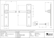 Load image into Gallery viewer, 33095 Black Large Avon Lever Bathroom Set

