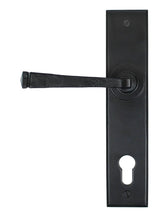 Load image into Gallery viewer, 33123 Black Avon Lever Espag. Lock Set

