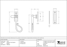 Load image into Gallery viewer, 33132 Beeswax Shepherd&#39;s Crook Fastener
