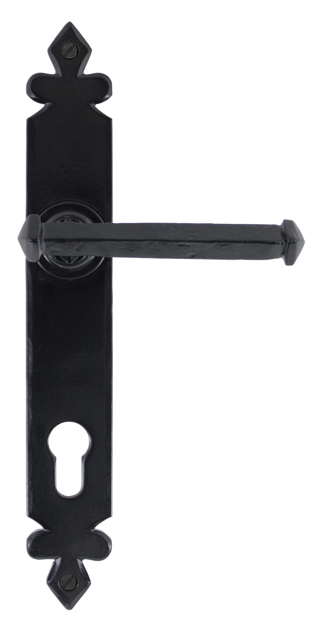 33172 Black Tudor Lever Espag. Lock Set