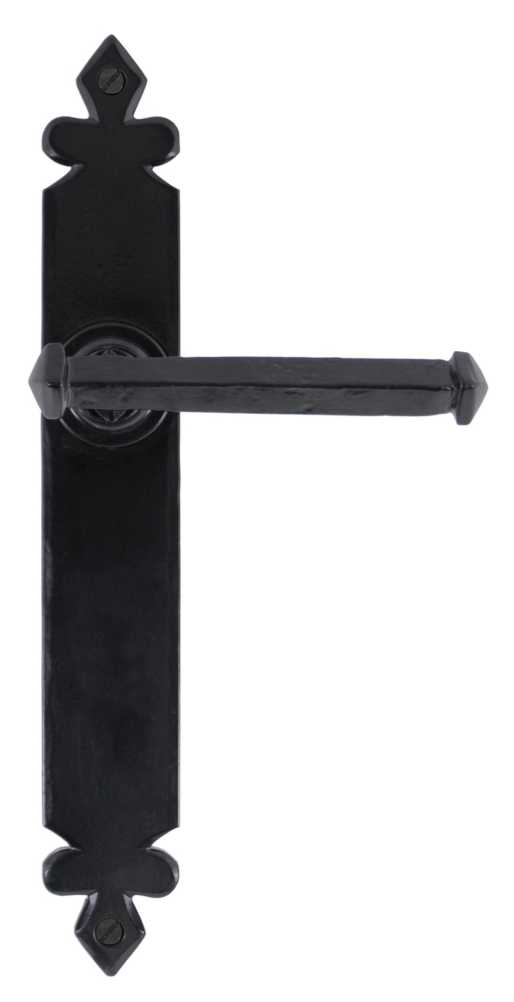 33173 Black Tudor Lever Latch Set