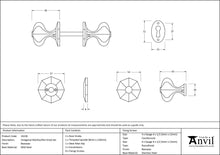 Load image into Gallery viewer, 33228 Beeswax Octagonal Mortice/Rim Knob Set
