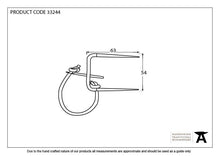 Load image into Gallery viewer, 33244 Beeswax Locking Staple Pin
