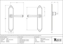 Load image into Gallery viewer, 33270 Beeswax Gothic Lever Latch Set
