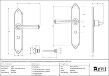 Load image into Gallery viewer, 33272 Beeswax Gothic Lever Bathroom Set
