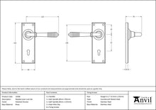 Load image into Gallery viewer, 33306 Polished Chrome Reeded Lever Lock Set
