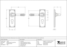 Load image into Gallery viewer, 33309 Polished Chrome Reeded Lever Euro Lock Set
