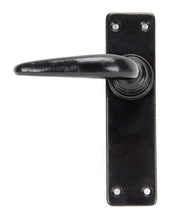Load image into Gallery viewer, 33317 Black Smooth Lever Latch Set
