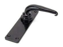 Load image into Gallery viewer, 33317 Black Smooth Lever Latch Set
