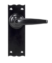 Load image into Gallery viewer, 33318 Black Oak Lever Latch Set

