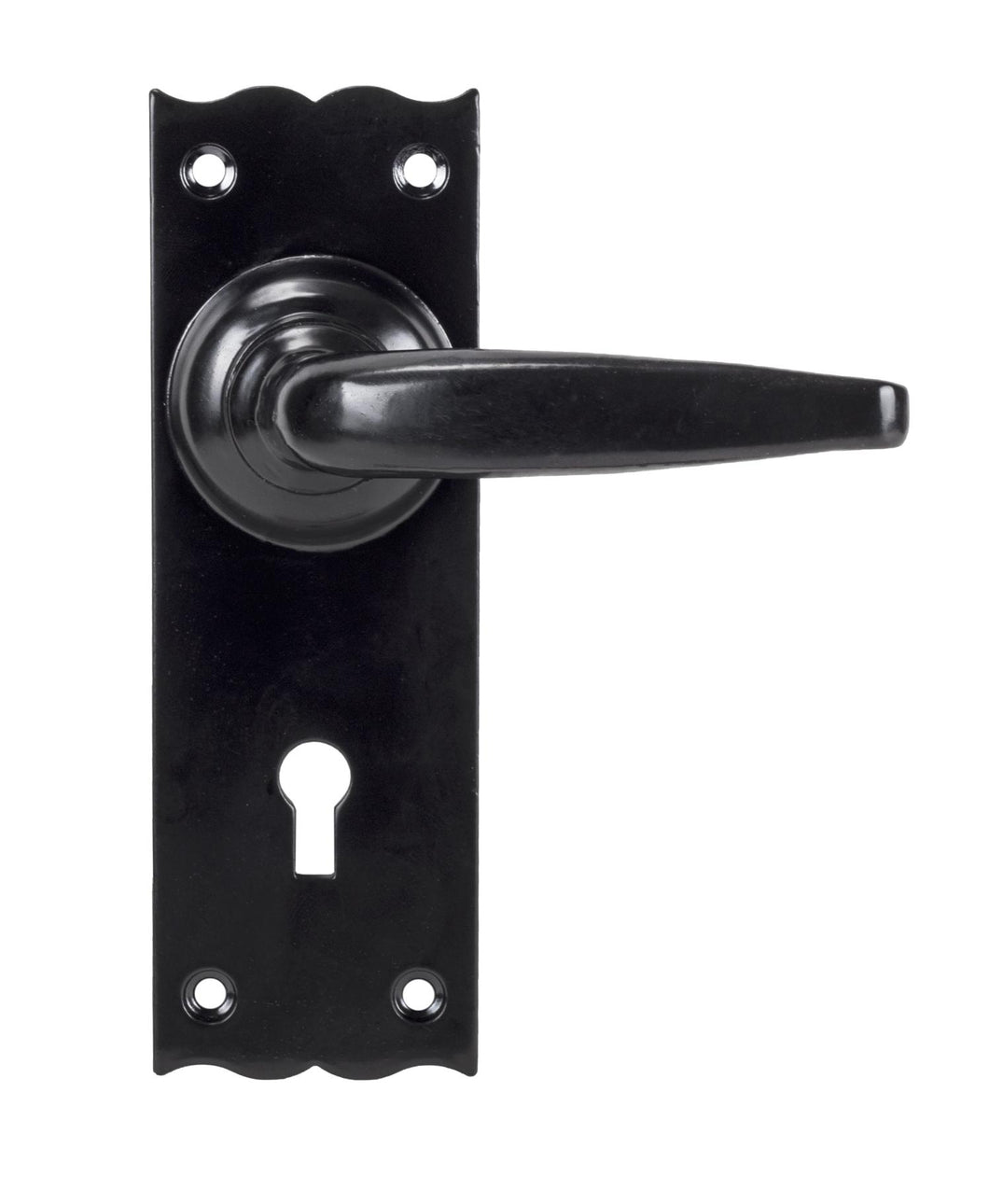 33319 Black Oak Lever Lock Set