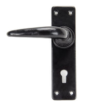 Load image into Gallery viewer, 33320 Black Smooth Lever Lock Set
