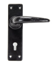 Load image into Gallery viewer, 33320 Black Smooth Lever Lock Set
