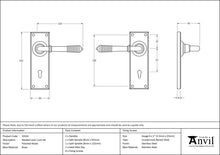 Load image into Gallery viewer, 33324 Polished Nickel Reeded Lever Lock Set
