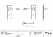 Load image into Gallery viewer, 33326 Polished Nickel Reeded Lever Bathroom Set
