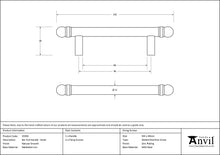 Load image into Gallery viewer, 33350 Natural Smooth 156mm Bar Pull Handle
