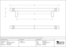 Load image into Gallery viewer, 33351 Natural Smooth 220mm Bar Pull Handle
