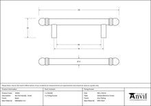 Load image into Gallery viewer, 33356 Black 156mm Bar Pull Handle
