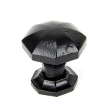 Load image into Gallery viewer, 33372 Black Octagonal Cabinet Knob - Small
